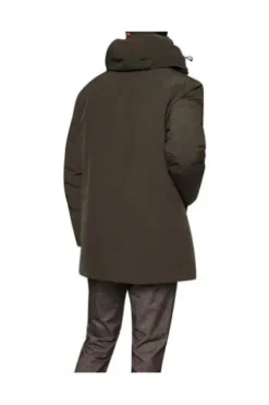 PIERRE CARDIN Parka grün Modern Fit winddicht