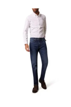 PIERRE CARDIN PC-Laval Denim Hosen dark blue used mustache
