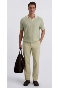 PIERRE CARDIN Polo-Shirt desert sage