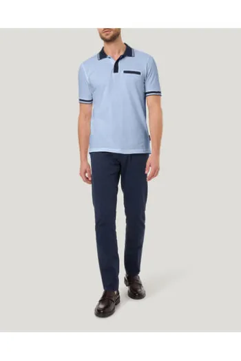 PIERRE CARDIN Polo Shirt hellblau