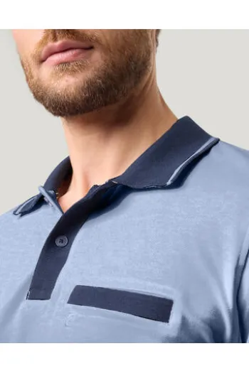 PIERRE CARDIN Polo Shirt hellblau