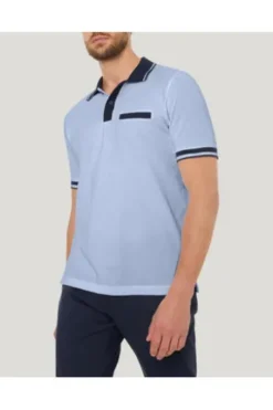 PIERRE CARDIN Polo Shirt hellblau