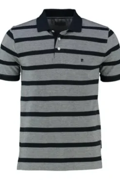 PIERRE CARDIN Polo Shirt marine gestreift