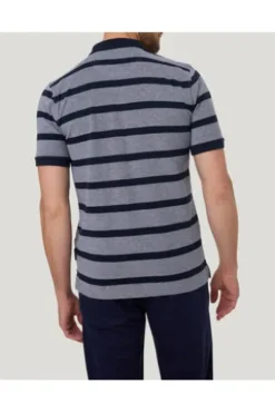 PIERRE CARDIN Polo Shirt marine gestreift
