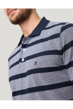 PIERRE CARDIN Polo Shirt marine gestreift