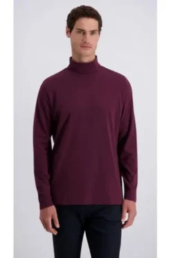 PIERRE CARDIN Rollkragen Pullover winetasting