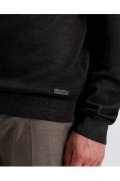 PIERRE CARDIN Strick Rollkragen Pullover anthra