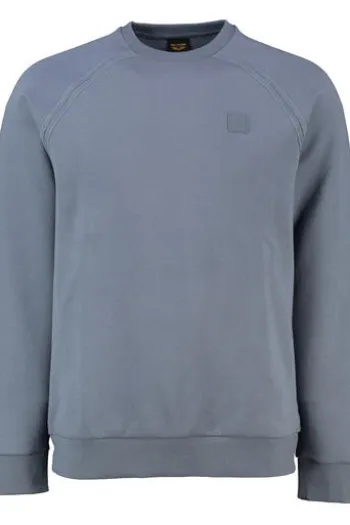 PME LEGEND Crewneck soft light Sweat-Shirt folkstone grey