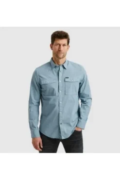 PME LEGEND Hemd Ashleigh blue Regular Fit