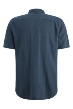 PME LEGEND Hemd bijou blue kariert Kurzarm