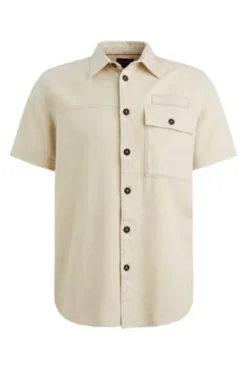 PME LEGEND Hemd bone white Kurzarm