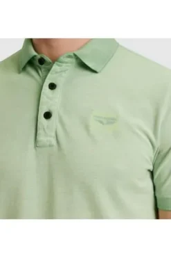 PME LEGEND Polo Shirt cold dry pique quiet green