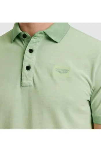 PME LEGEND Polo Shirt cold dry pique quiet green