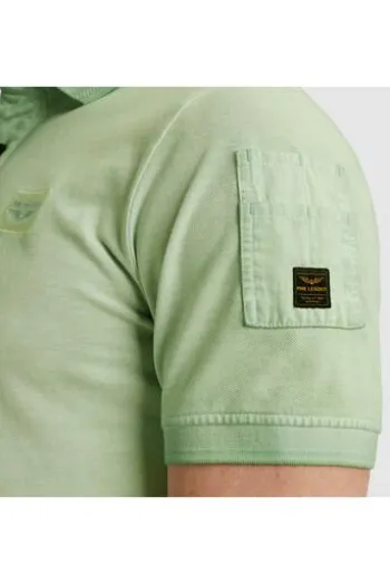 PME LEGEND Polo Shirt cold dry pique quiet green