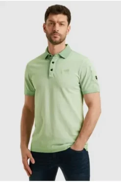 PME LEGEND Polo Shirt cold dry pique quiet green