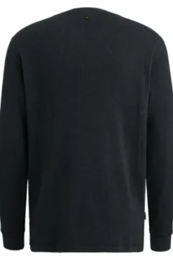PME LEGEND Shirt r-neck waffle melange salute
