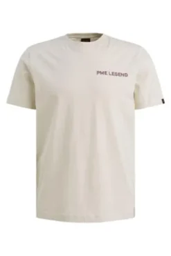 PME LEGEND Single Jersey T-Shirt bone white