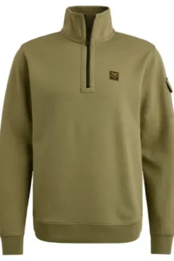 PME LEGEND Sweat Shirt interlock oil green