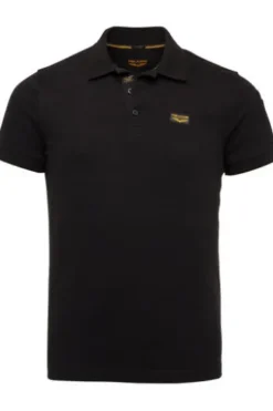 PME LEGEND Trackway Polo Shirt Schwarz Regular Fit