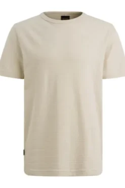 PME LEGEND T-Shirt Jacquard bone white
