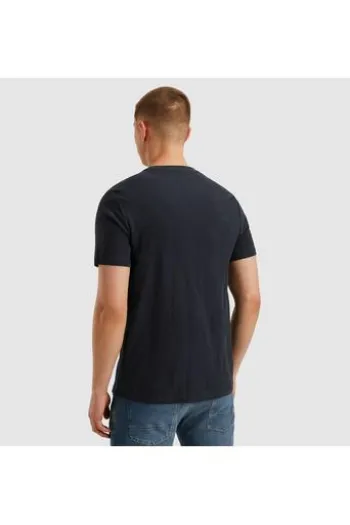 PME LEGEND T-Shirt Jacquard Jersey salute gemustert Regular Fit