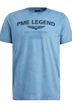 PME LEGEND T-Shirt mit Artwork Ashleigh blue Regular Fit
