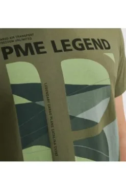 PME LEGEND T-Shirt single jersey Deep lichten green