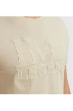 PME LEGEND T-Shirt single jersey bone white