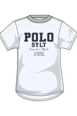 POLO SYLT Damen T-Shirt bright white