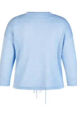 RABE Leinen-Strickjacke ozean 3/4-Arm