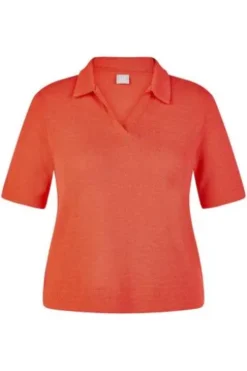 RABE Polo-Shirt koralle