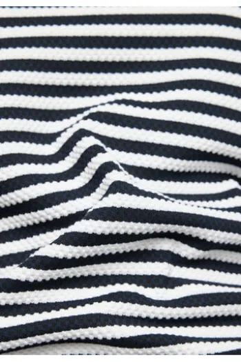 RABE Polo-Shirt pazifik gestreift 3/4-Arm