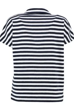 RABE Polo-Shirt pazifik gestreift