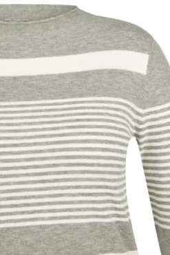 RABE Pullover flanell gestreift