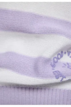 RABE Pullover flieder gestreift Kurzarm