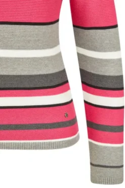 RABE Pullover malve gestreift