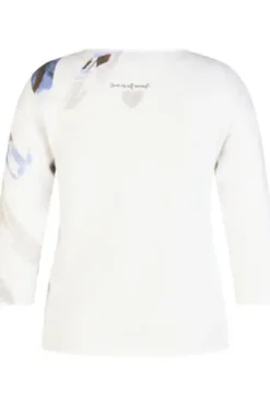RABE Pullover ozean gemustert 3/4-Arm