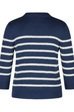 RABE Pullover pazifik gestreift