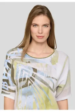 RABE Pullover thymian gemustert