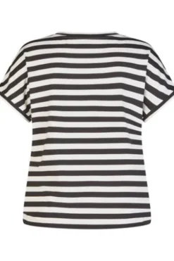RABE Shirt alabaster gemustert Kurzarm