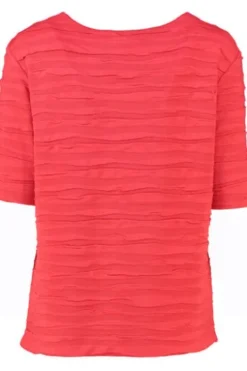 RABE Shirt Fresh Vibes Rot Kurzarm