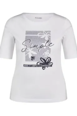 RABE Shirt Fresh Vibes weiß Kurzarm