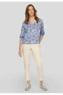 RABE Shirt ozean gemustert 3/4-Arm