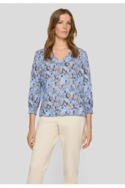 RABE Shirt ozean gemustert 3/4-Arm