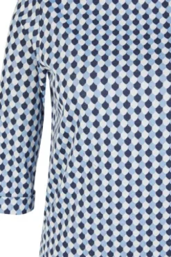 RABE Shirt pastellblau gemustert 3/4-Arm