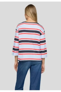 RABE Shirt pastellblau gestreift 3/4-Arm