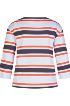 RABE Shirt pastellblau gestreift 3/4-Arm
