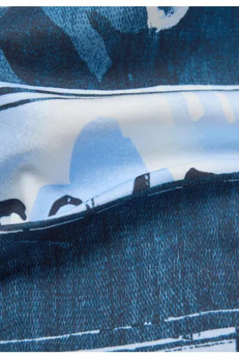 RABE Shirt pastellblau gestreift 3/4-Arm