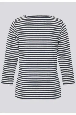 RABE Shirt pazifik gestreift 3/4-Arm