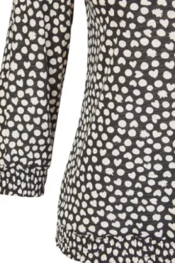 RABE Shirt schwarz gepunktet 3/4-Arm